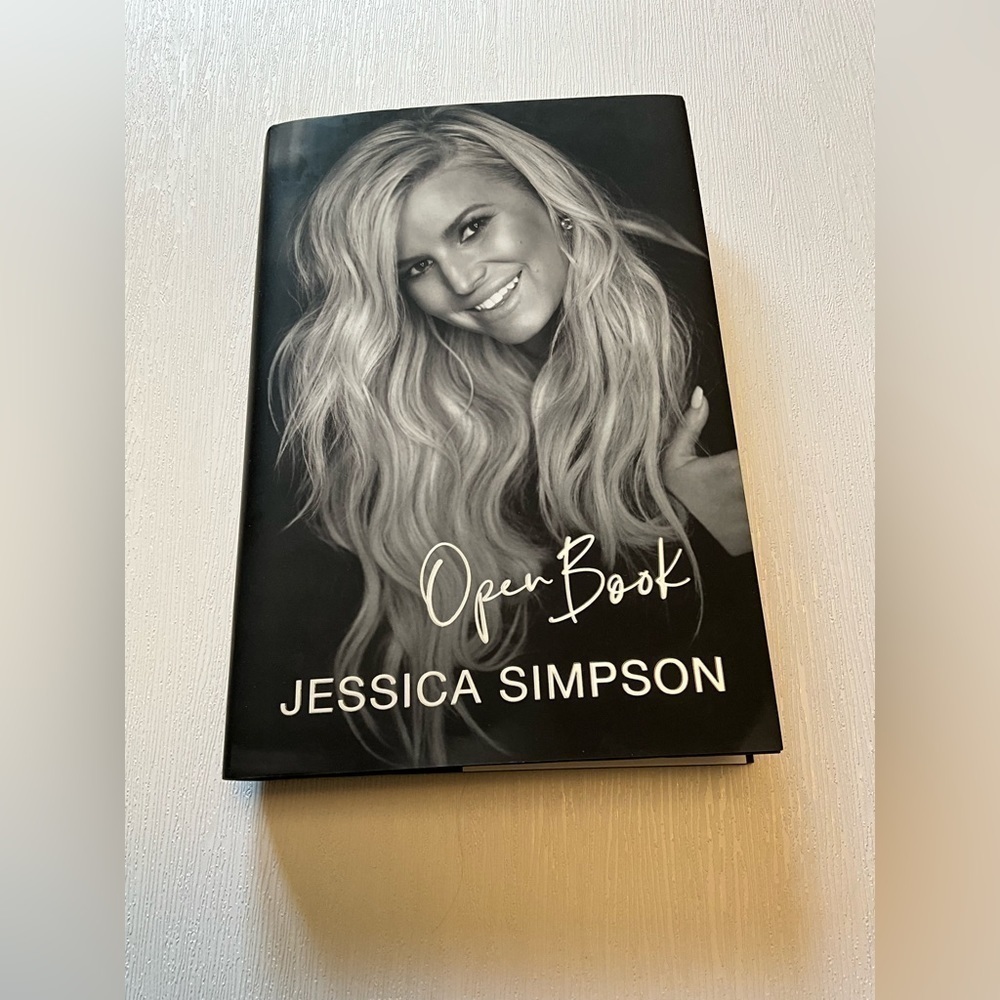 Open Book by Jessica Simpson Hard Cover Book Memoir